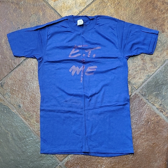 VTG ET & ME Mayo Spruce Single Stitch 50/50 T - Picture 1 of 7